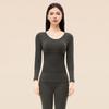 Round Neck Thermal Clothes Set Tops Pants Warmth Long Underwear  for Winter Autumn