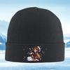 Falling Pink Petals Anime Character Happy Unisex Women Unisex Knitted Hat Beanie Pullover Cap Winter Thermal Warm Christmas Ou