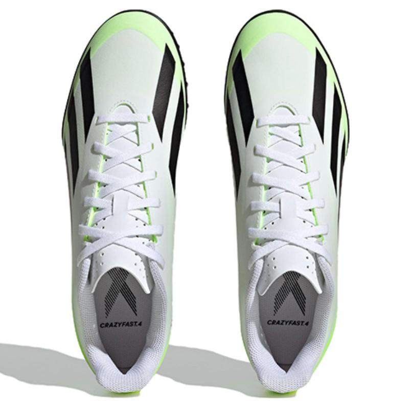 adidas X Crazyfast.4 Turf Felhőfehér Alapfekete Lucid Citrom Szabadidőcipő IE1583