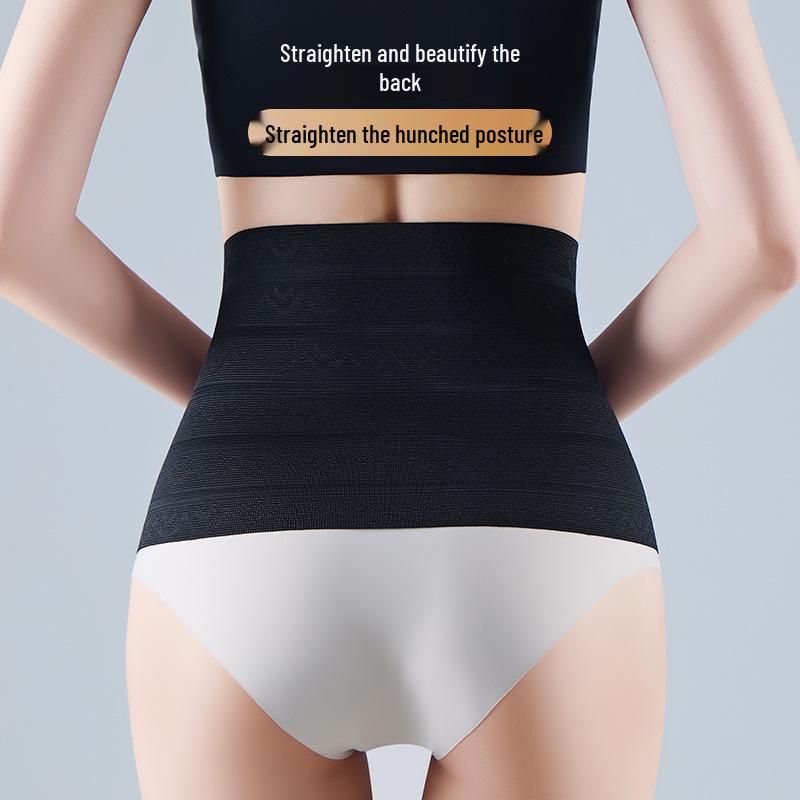 Elastic Waist Cincher: Multi-Row Buckle Abdominal Binder for Postpartum Support & Sports Use