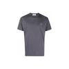 T-shirt Szary Ołowiany Męskie Koszulki 791523757-V0062