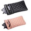 Waterproof Sunglasses Bag PU Leather Sunglasses Protective Cover Double-layer Eyeglasses Pouch