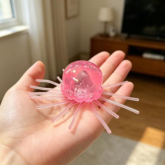 1/2/3Pcs Simulation Jellyfish Squeeze Toy Stress Relief Clear Glitter Jellyfish Sensory Toy Soft Stress Ball Sea Animal Fidget Toy