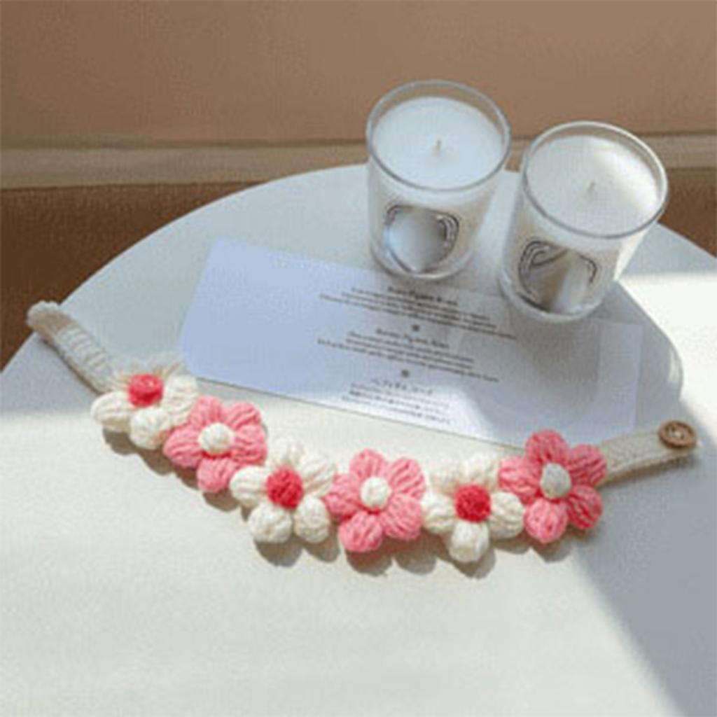 Cute Cats And Dog Woven Pet Collars