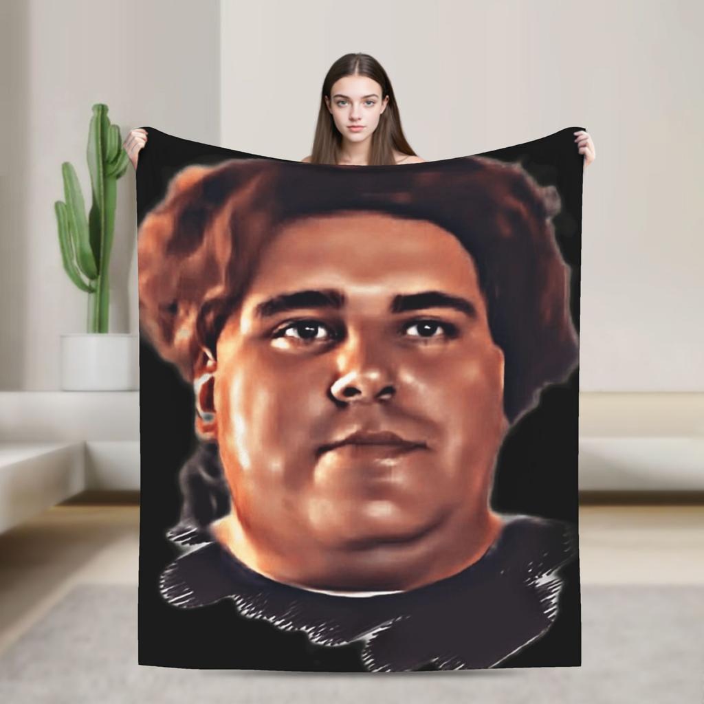 Drachenlord Meme Poster Rainer Winkler Flannel Blankets Winter  Soft Bedding Throws Bedroom Print Bedspread Sofa Bed Cover