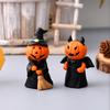 Festives Halloween Resin Pumpkin Figurine Colorful Centerpieces Decoration for Party and Home Display Desktop Accessory