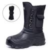 Herren High-Top Baumwoll-Schneestiefel – Neuer Winterstil, Mit Samt gefüttert, Wasserdicht, Rutschfest, Zum Hineinschlüpfen.