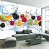 Carta da parati murale moderna frutta fresca ristorante caffè semplice 3d stereo