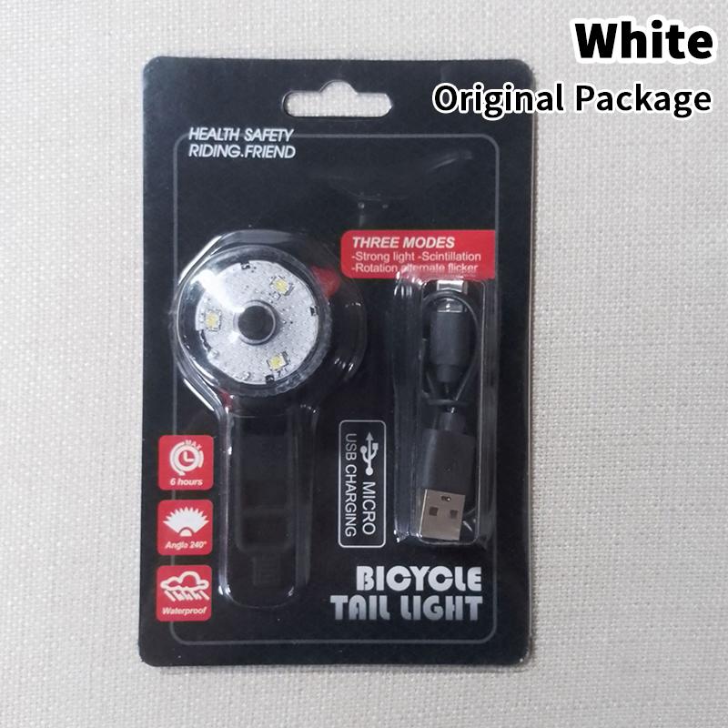 Fahrrad Rücklicht LED USB Wiederaufladbar Fahrrad Rücklicht Fahrrad Sicherheitswarnleuchte Alarm Rückleuchte Wasserdicht Rücklicht für Radfahren