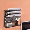 File Holder Wall Mounted Space-Saving Desktop Folder Rack Space-saving Mail Paper Organizer For Documents Multifunctional Folder