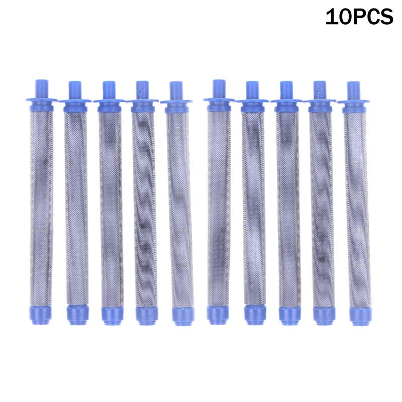 5/10 Stück Blaue Airless-Spritzpistolenfilter, 60 Mesh Ersatz-Hochdruckspritzzubehör Airless-Sprühfilter