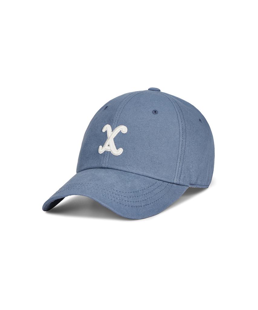 Bajal Va Curved 3D Logo Ball Cap Blue