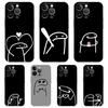 Süßer Cartoon-Streichholzmann Luxus-Handyhülle Für iPhone 16 15 14 13 12 11 Pro Max XS X XR SE 7 8 Plus Weiches Silikon Klare Abdeckung