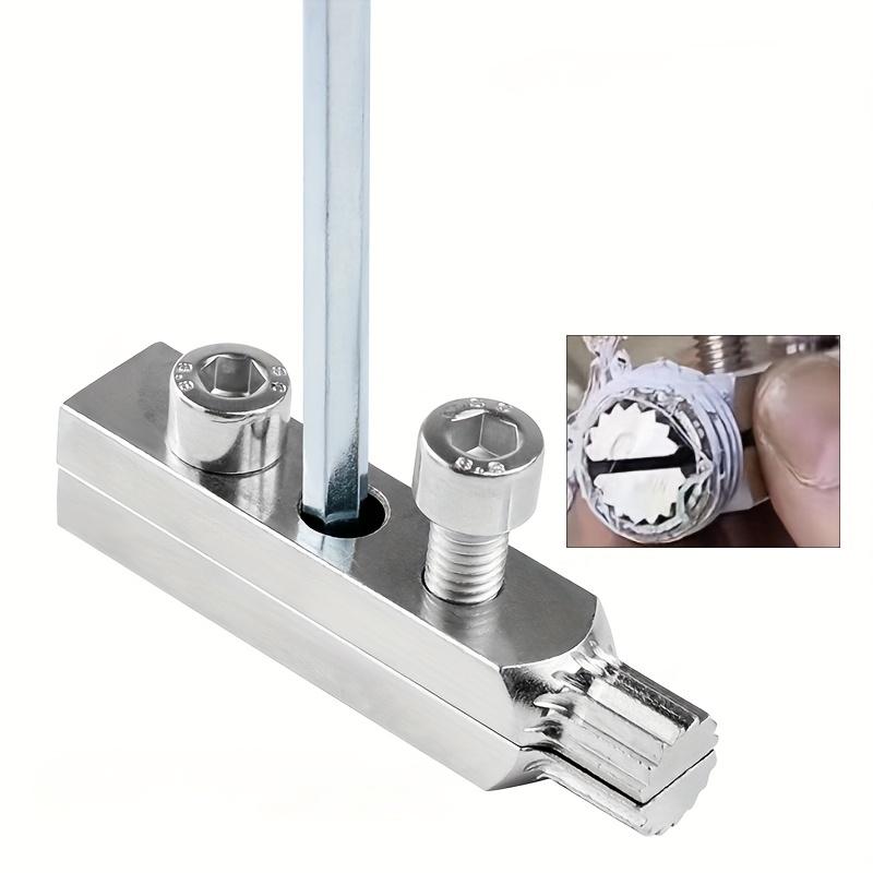 Faucet Damage Valve Extractor Tool – 1/2-3/4 Inch Adjustable Angle, Steel Pipe & Screw Remover, Easy Grip Handle, Plumber's Essential Maintenance Kit