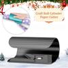 Packaging Paper Cutter Portable Craft Roll Cylinder Paper Cutter for Easy Cutting More Secure Sewing Tools for Christmas Gifts