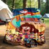 1pc, Disney Primos Blanket Cartoon Characters Throw Blanket Soft Bedding Decorative Blankets for Couch Sofa