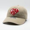 Wieoldeuwoldeu Heart Logo Pigment Ball Cap Beige