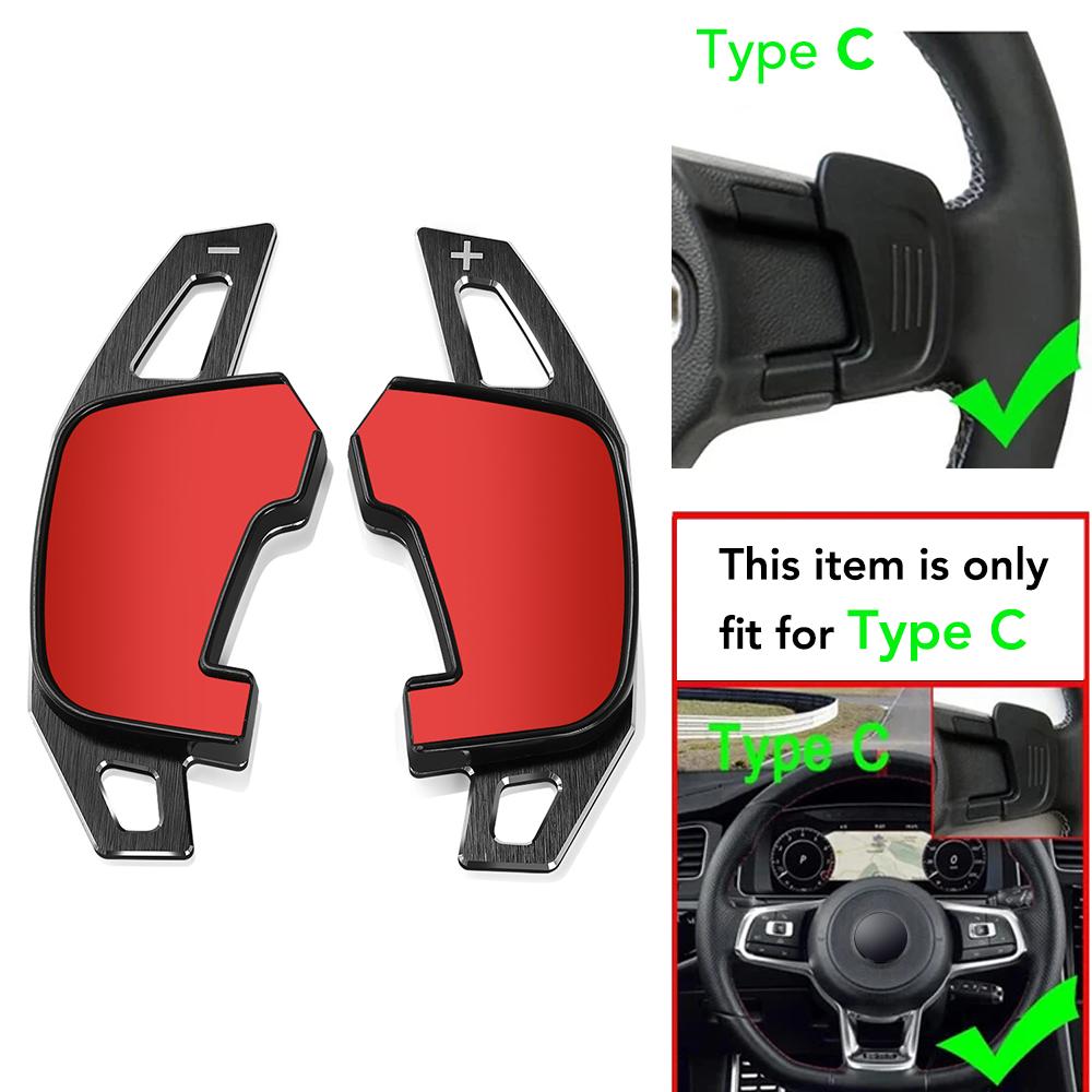 For Volkswagen steering wheel paddle shift VW MK7 Golf 7 7.5 GTI Rline Tiguan Sciricco Touran X Sagitar POLO GTD GTE accessories