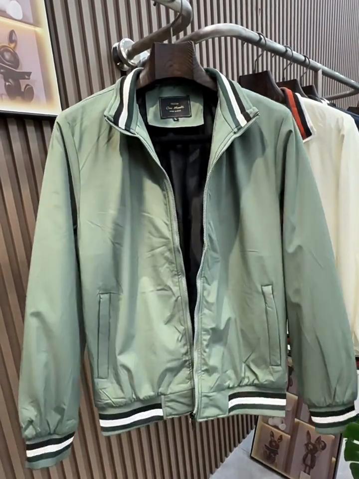 Casual Jacket Men 'S Spring And Autumn Sport Solid Color Jacket Men