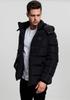 Zimní bunda Urban Classics Hooded Puffer Jacket (TB1807) (TB1807-00007) Černá