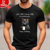 Let Me Check My Giveashitometer Nope Nothing T Shirt Printed Funny Black Cat Top