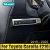 Edelstahl Auto Scheinwerfer Lichtschalter Scheinwerfer Einstellknopf Bedienfeld Verkleidung Für Toyota Corolla E210 2019-2024 2024 2024