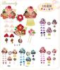 Hair Coming of Age Tsumami Hair Graduation Artificial Flower Entrance Luxury Cute Japanese Purple [Baramoly] Ornament, Ceremony, Work, Ornament,