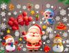 New Christmas Window Decoration Stickers, Window Stickers, Glass Stickers, Creative Colorful Removable Adhesive-Free Static Stickers
