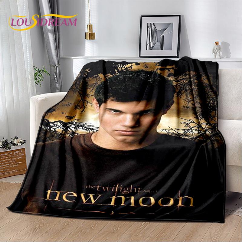 Twilight Saga Serie Edward Bella Film Zachte Deken, Zachte Plaid voor Huis Slaapkamer Bed Bank Picknick Reizen Deksel Kindercadeau