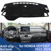 Für HONDA ODYSSEY 2022 2021 2023 2024 Auto Armaturenbrett Abdeckung Armaturenbrett Matte Brett Polster Teppich Armaturenbrettmatte Anti-UV Matten