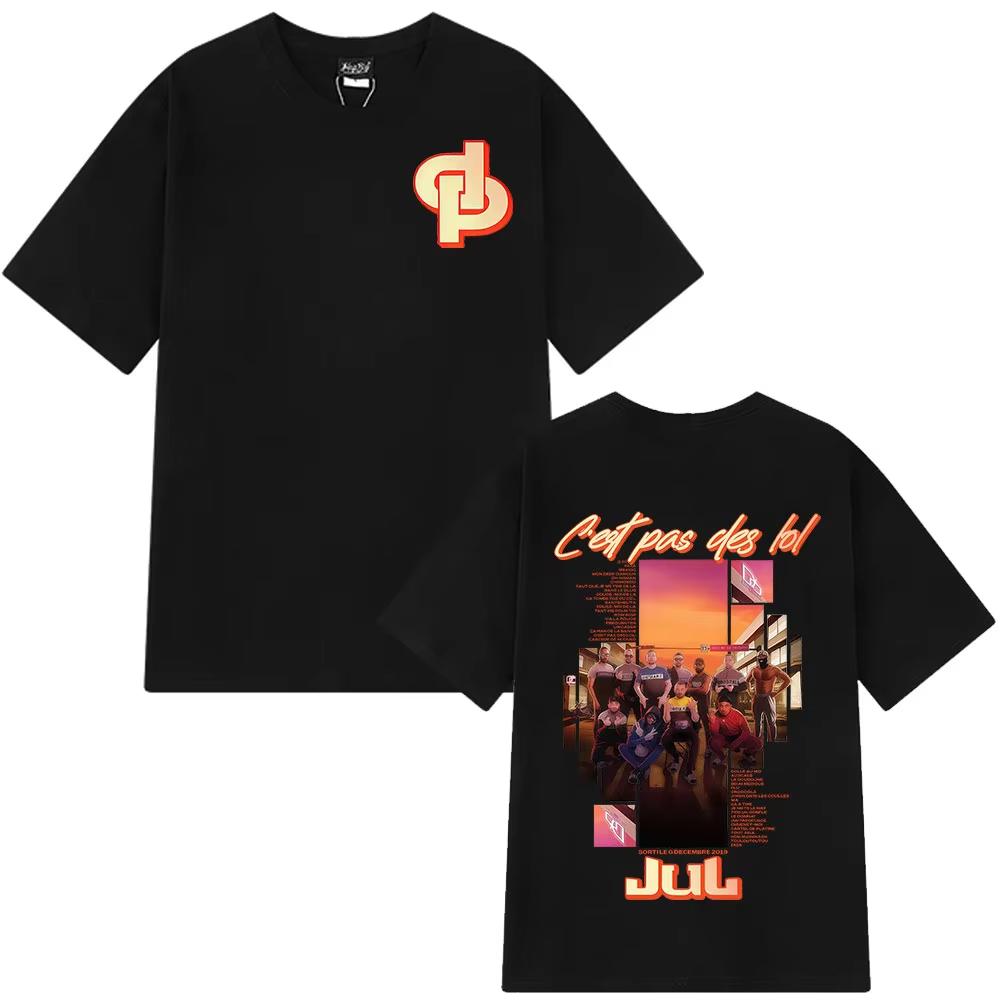 Men's and Women's Pure Cotton T-shirts of 2025 By Rapper Jul Are Comfortable, Breathable Must-have for The Holiday Season Ins