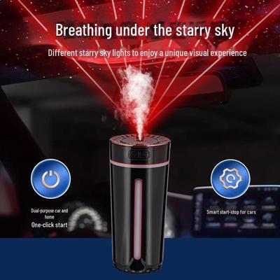 2024 Stjärnklar Himmel Bil Aromaterapi Lampa: Deodoriserande Luftrenare & Luftfuktare.