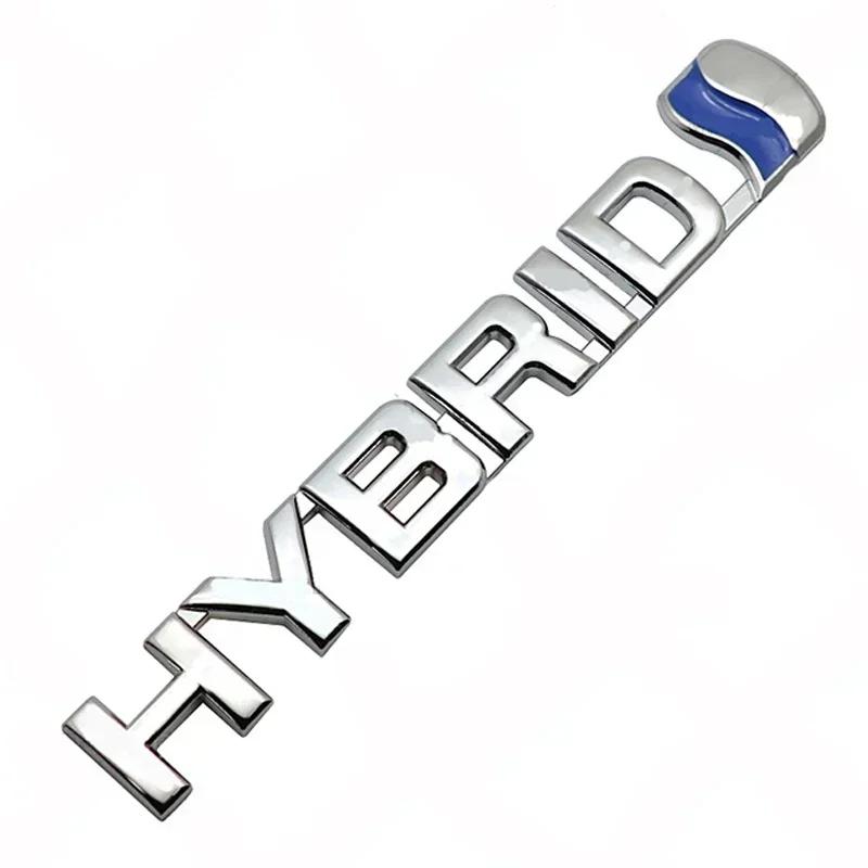 3D For Toyota HYBRID Car Logo Stickers Refitting BVNCT6 Metal Emblem Badge Decal Auto Accessories Prius Camry Crown Auris Rav4 Corolla