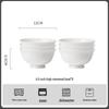 KangFuTao Jingdezhen Pure White Ceramic Dining Bowls