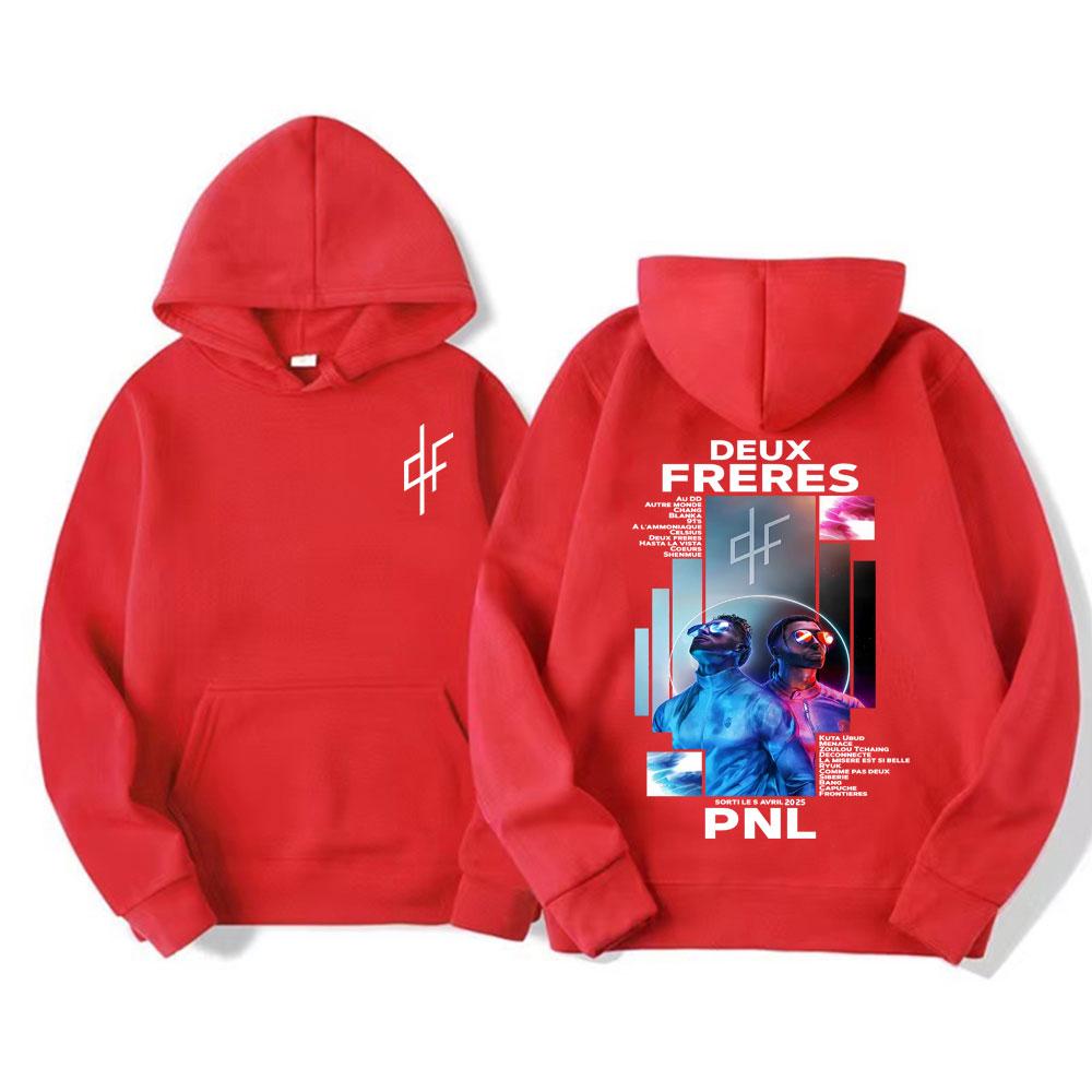 Le Monde Chico Pnl Album Francia Rapper Grafikus Kapucnis Pulóverek Férfi Női Harajuku Hip Hop Punk Pulóverek Kiváló Minőségű Polár Pulóverek