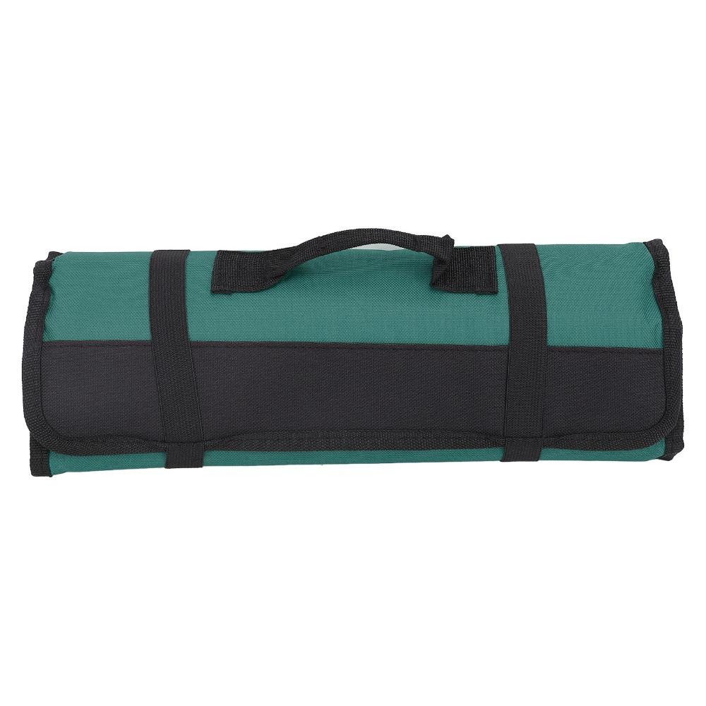 Canvas Chef Knife Bag Roll Up Style Knife Roll Bag Durable Cutlery Organizer  Travel Camping