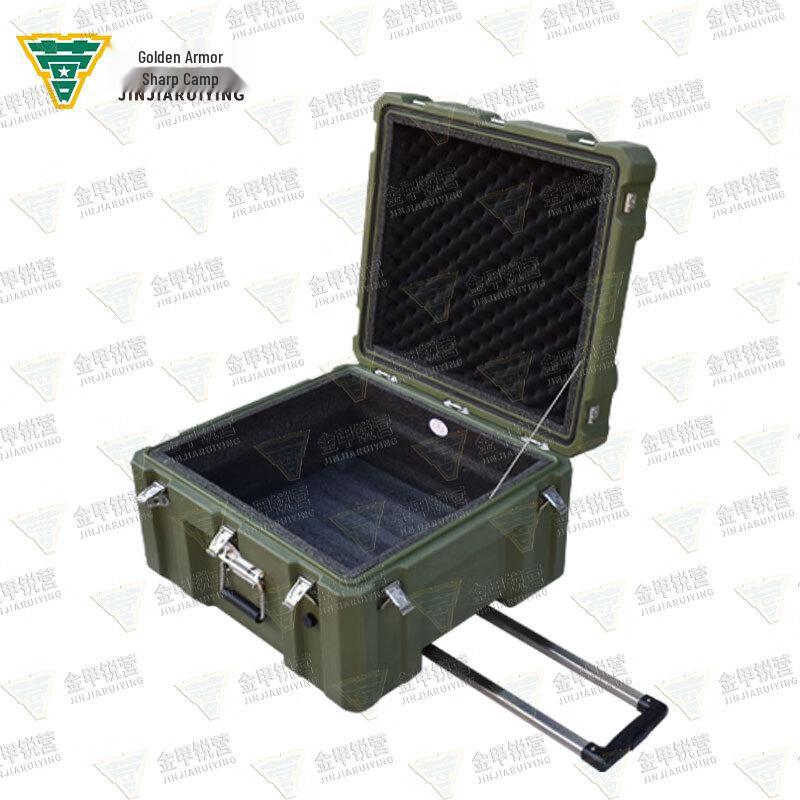 Heavy-Duty Rotomolded Transport Case with Pull Rod