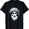 Vintage Turiner Grabtuch Heiliges Antlitz Jesu Religiös Christlich T-Shirt Vintage Bequem Streetwear Grafik Lässig