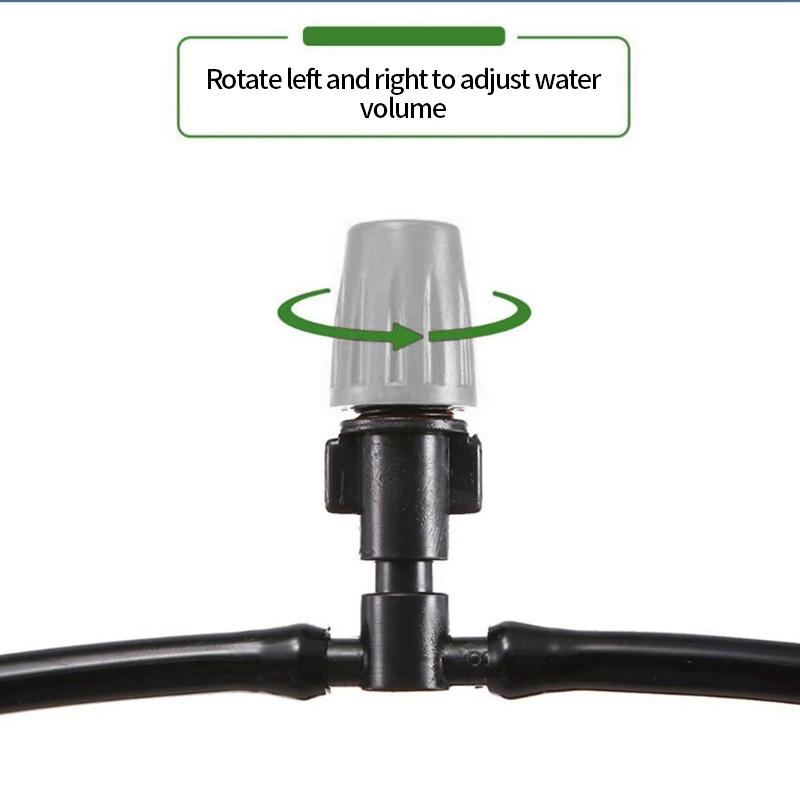 Garden Drip Irrigation Set Mist Atomizing Device Greenhouse Cooling Spray Nozzle System Garden Watering 4/7Mm Hose Sprinkler