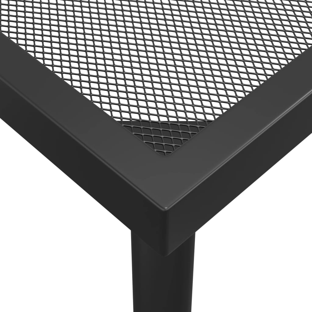Vidaxl 5-Cz. Garden Furniture Set, Anthracite, Metal Mesh