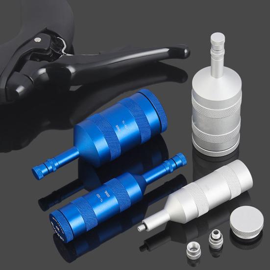 20/50ML Bisiklet Taşınabilir Yağ Kabı Ağır Hizmet Tipi Alüminyum Alaşım M5/M7 Çift Konnektörler Yol Dağ Bisikleti Hidrolik Disk Fren Hava Alma