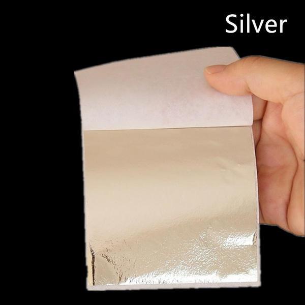 Lot de 500 feuilles d'or véritable pur K pour l'artisanat, la conception, la dorure, l'encadrement, les déchets