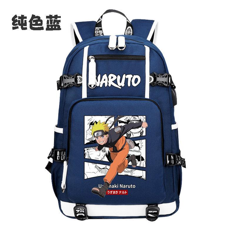 Naruto Anime Ryggsäck Lätt Ergonomiskt Ländryggsstöd Stor Kapacitet för Studenter