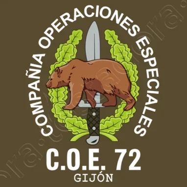 Spanish Legion COE 72 Gijon Mod1 Special Operations Emblem TShirt Summer Cotton Oneck Mens Short Sleeve TShirt New S3XL