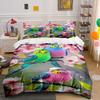 Colorful Parrots and Flowers. Bedding Sets Duvet Cover Sets Duvet Covers Pillowcases(1 * Duvet Cover 2 * Pillowcases Without Duvet Insert)