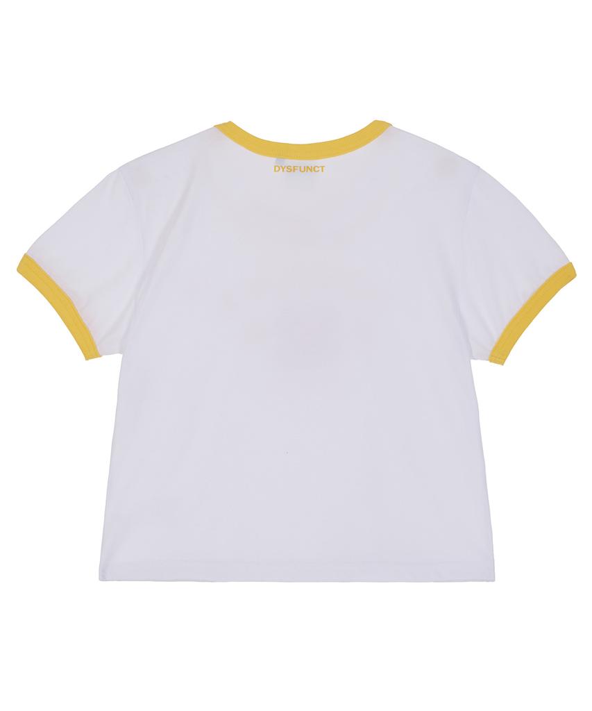 DYSFUNCT Lonely Cub Ringer T-Shirt(Yellow)