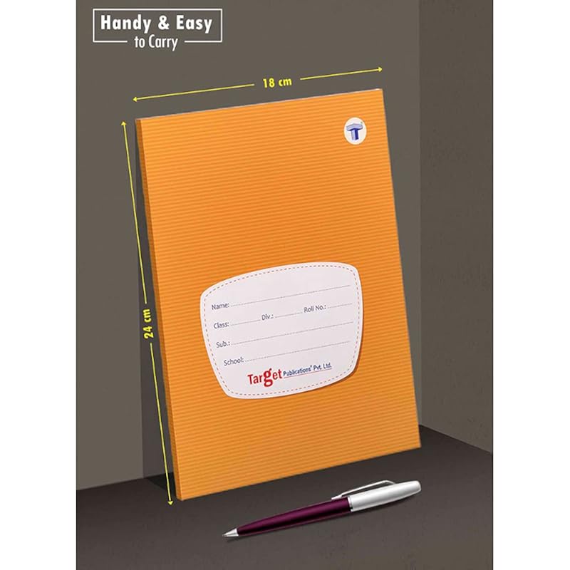 Medium Square Ruled 76 Pages Notebooks With Soft Brown Cover 18 X 24 Cm Approx Maths Exercise Small Notebook (05 Inch Gs