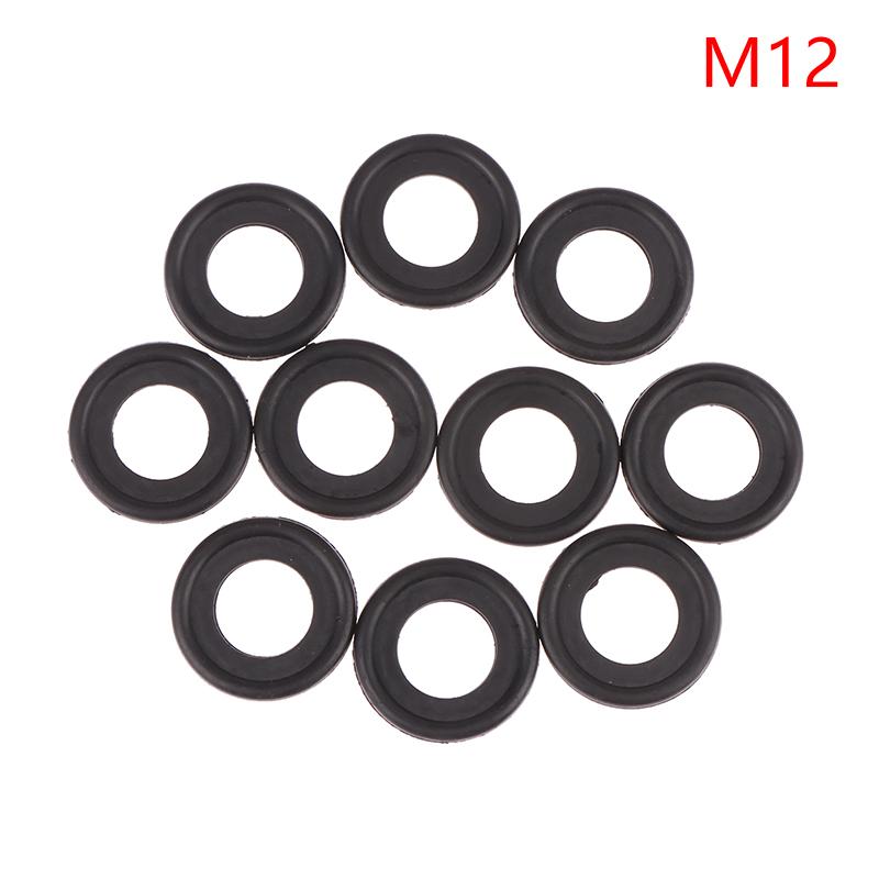 10 יחידות אטם טבעת גומי (O-ring) לפקק ניקוז אגן שמן תואם ל-Buick Vauxhall Gmc Ford Opel Corvette Holden Land Rover Oldsmobil