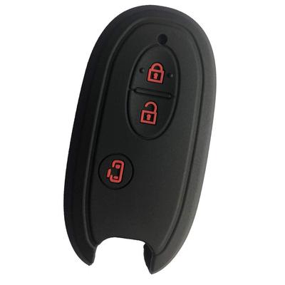 ZIAN Suzuki Car Smart Key Case MK32 Spacia/DA17 Every/HA25/HA36 Alto/Wagon R/Pallet/Solio Etc. (Black)