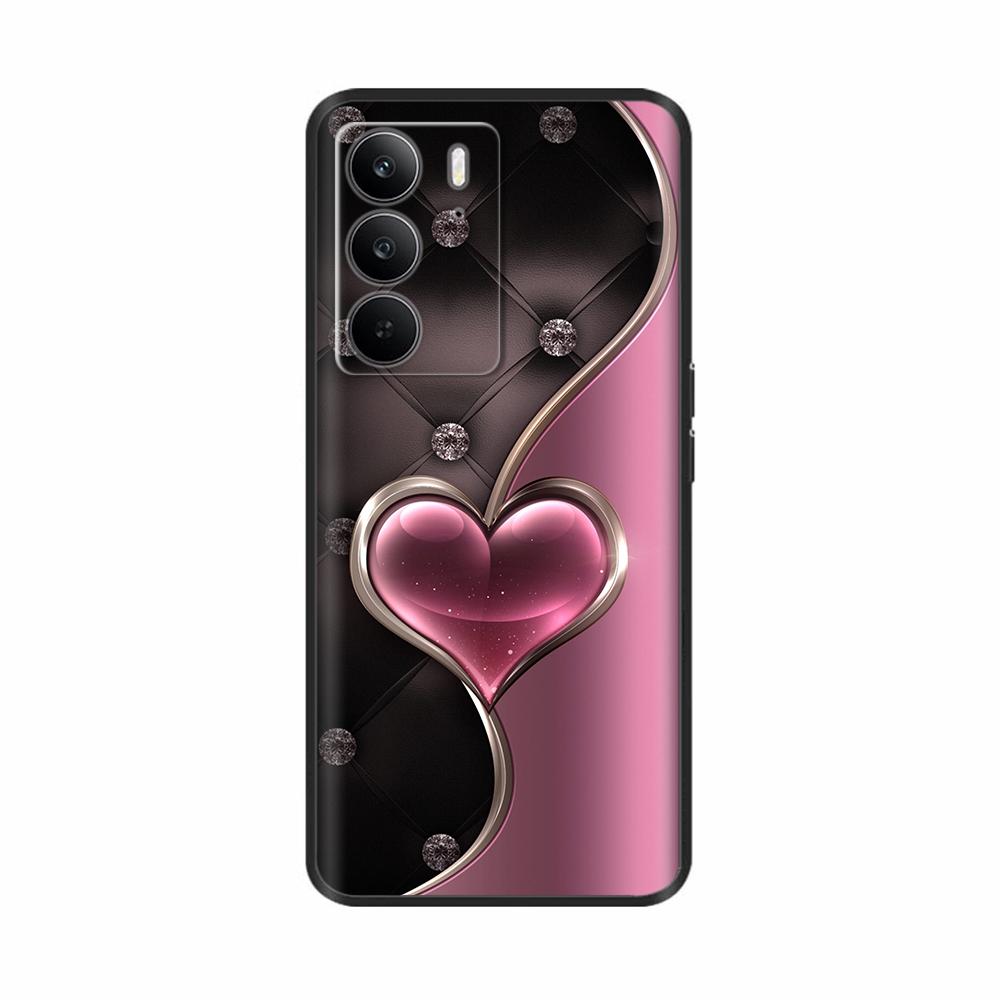 For Realme 14x 5G Phone Cases Funny Camera Protection Soft Liquid Silicone Back Cover for Oppo Realme C75 4G realmeC75 Fundas